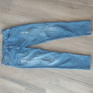 H&M Concept Red Divided Sz 6 Soft Denim Mid-Rise Skinny Jean